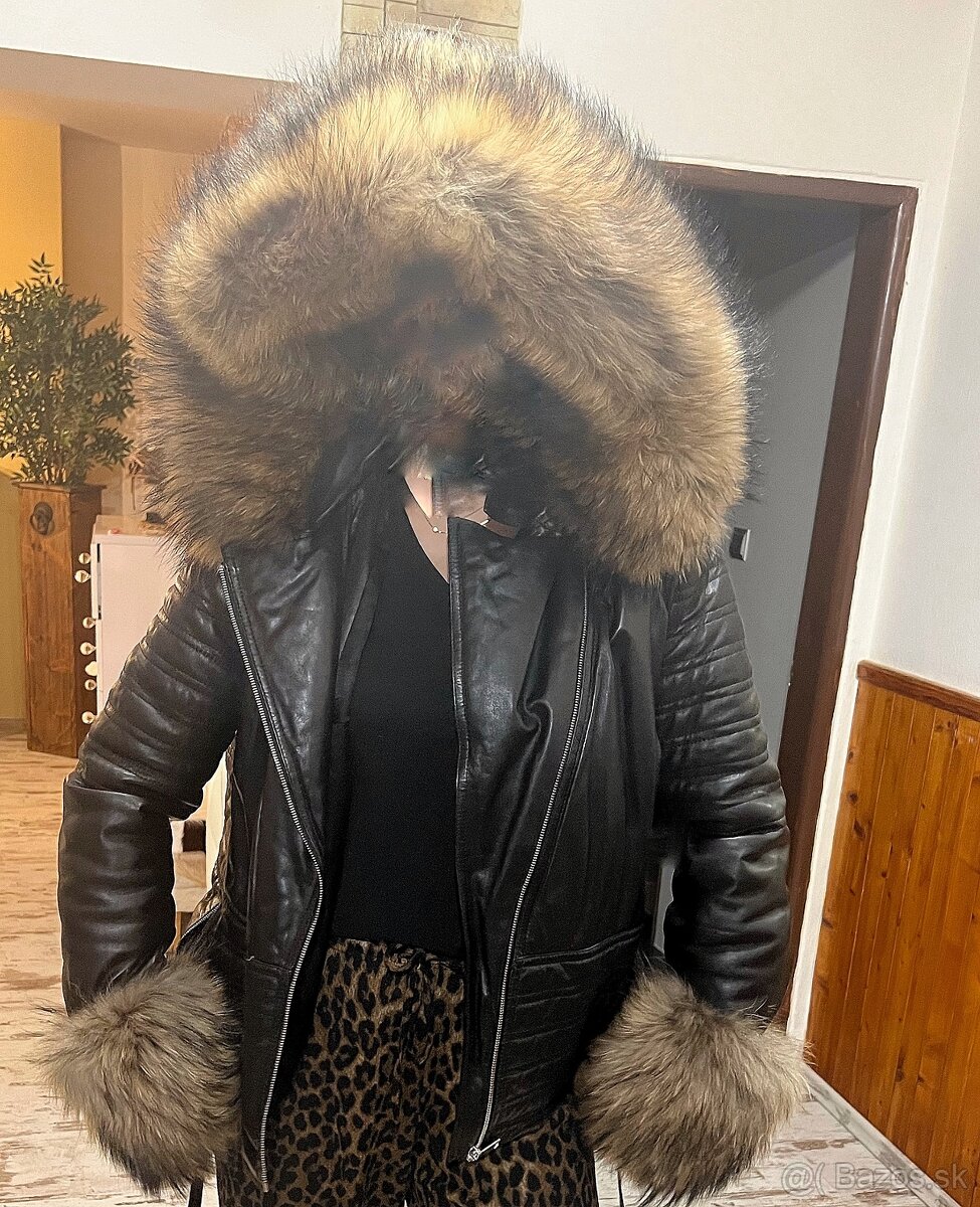 Luxusná kožená bunda - 3