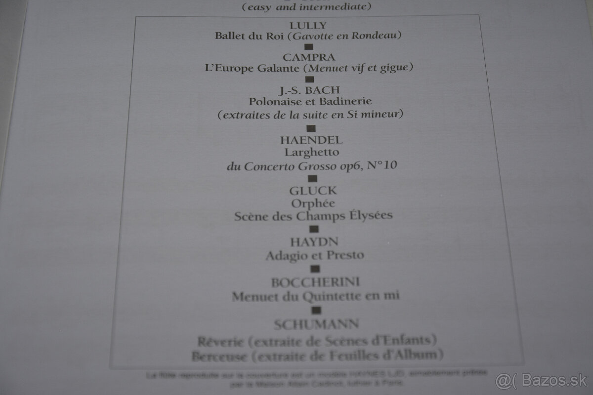 Priečna flauta - Noty - 3