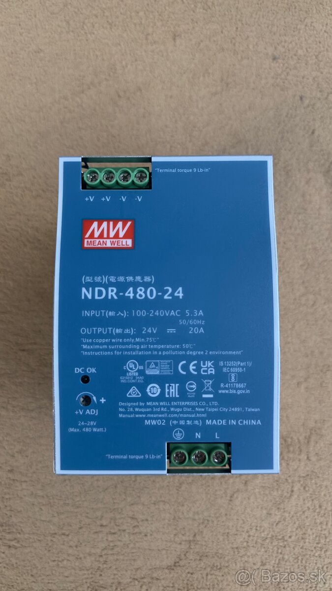 Zdroj NDR-480-24 - 3