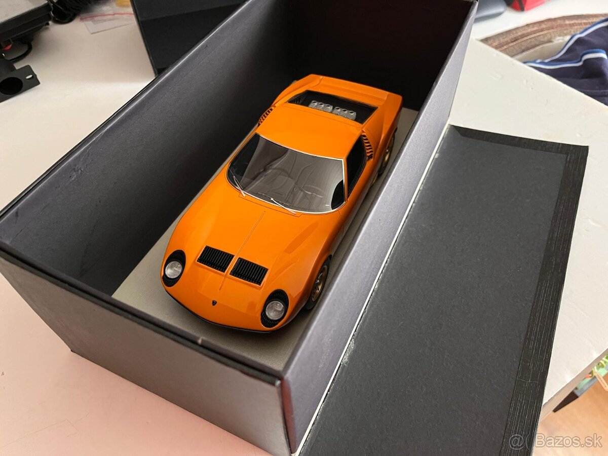 LOOKSMART LSMH01 1/18 LAMBORGHINI MIURA P400 GENEVA MOTOR SH - 3