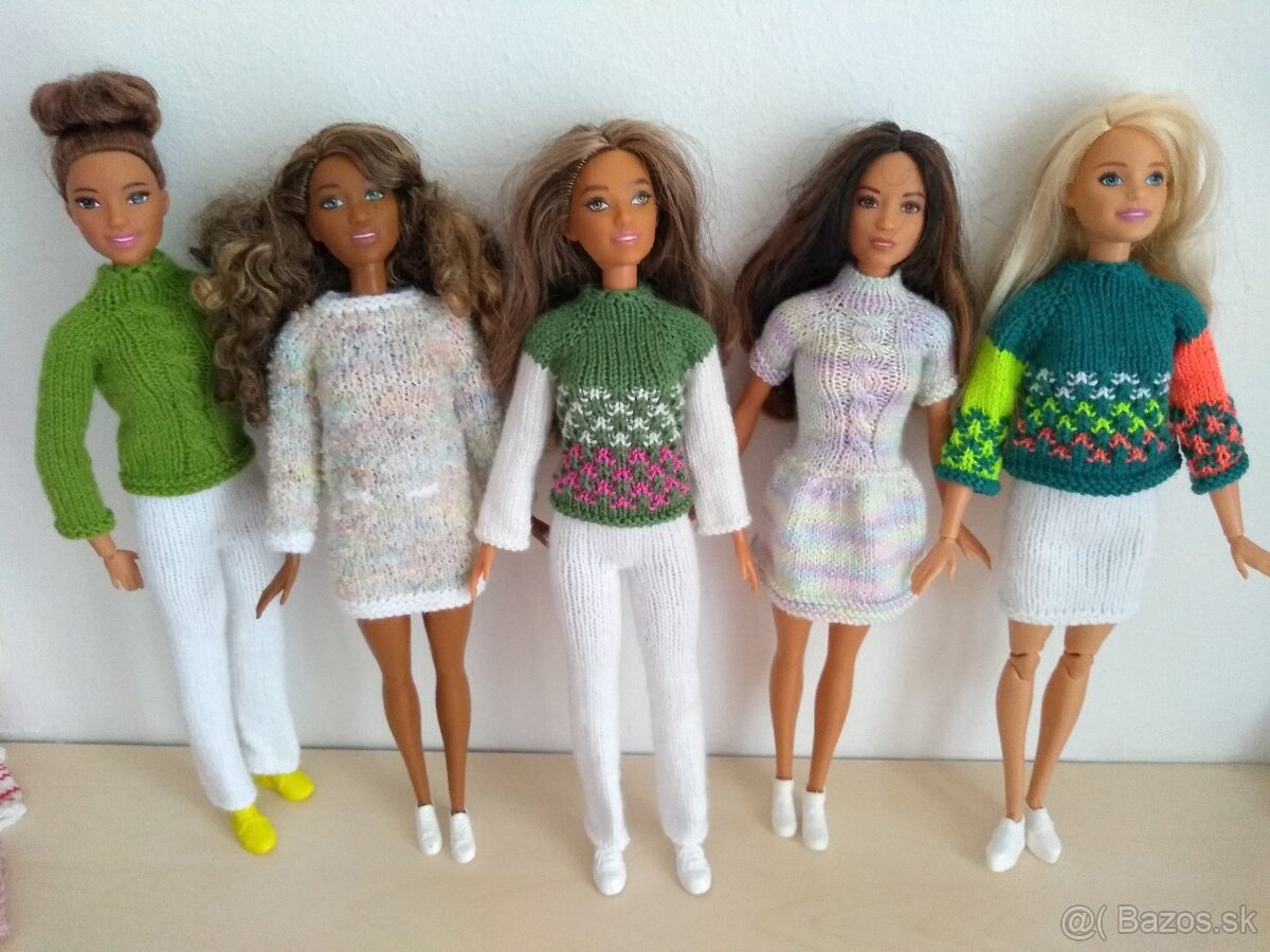 šaty pre rôzne bábiky barbie ken chelsea kelly stacie evi - 3
