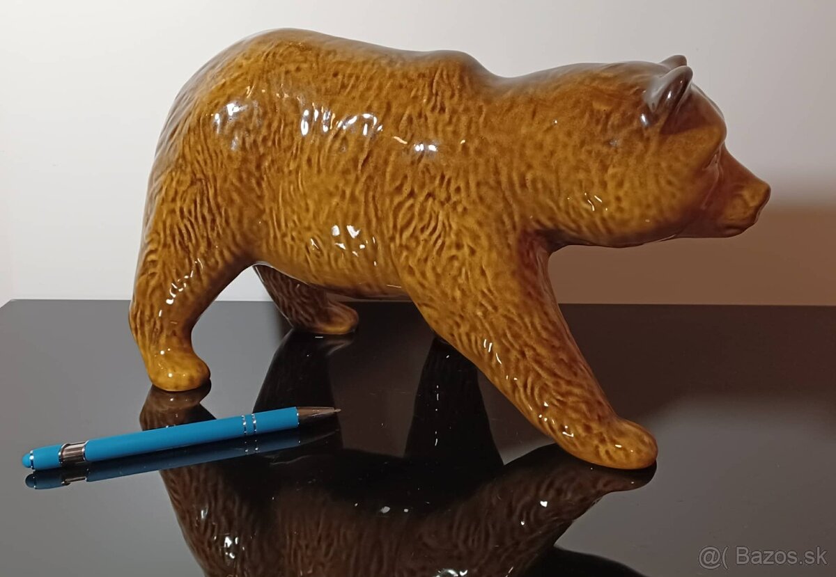 Veľký keramický medveď aź 33 cm - 3