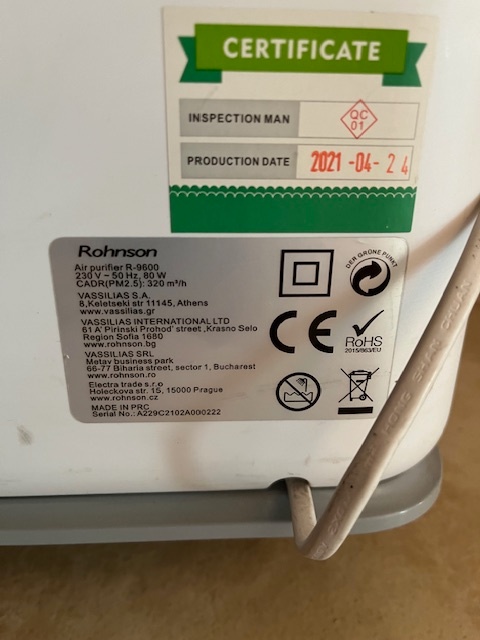 Predám čističku vzduchu ROHNSON - 3
