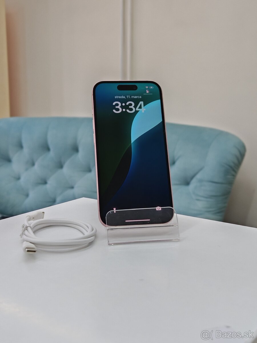 Apple iPhone 15 128GB Pink | ZÁRUKA 12M - 3