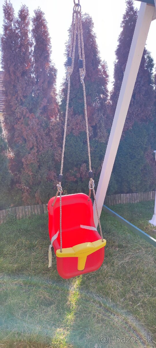 Detská hojdačka s bezpečnostným pásom - 3