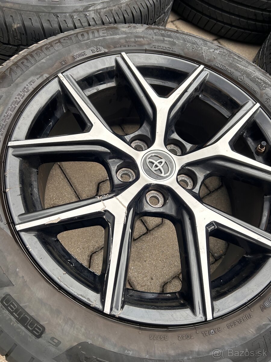 Originálne ALU disky Toyota + letné pneumatiky + 2 zimné pne - 3