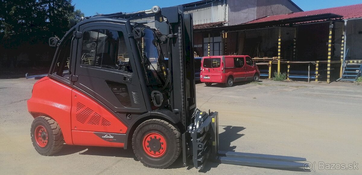LINDE H50D-02/600 otoč 360° + svěrné vidle - 3