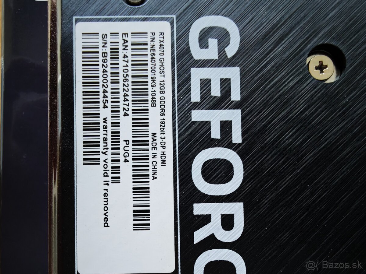 NVIDIA Geforce RTX 4070 - 3