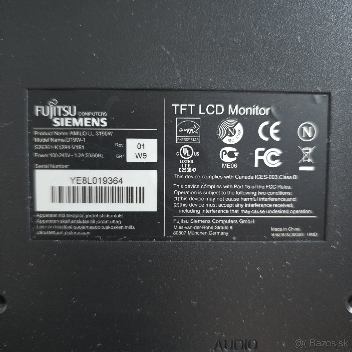 19" monitor Fujitsu Siemens - 3