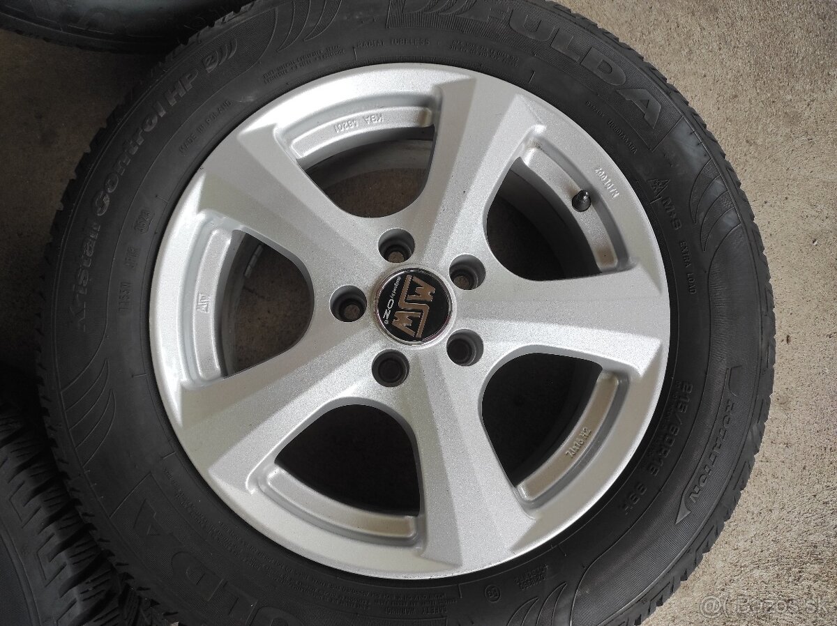 Zimná sada 16" 5x112 VW, Škoda 215/60 R16 - 3