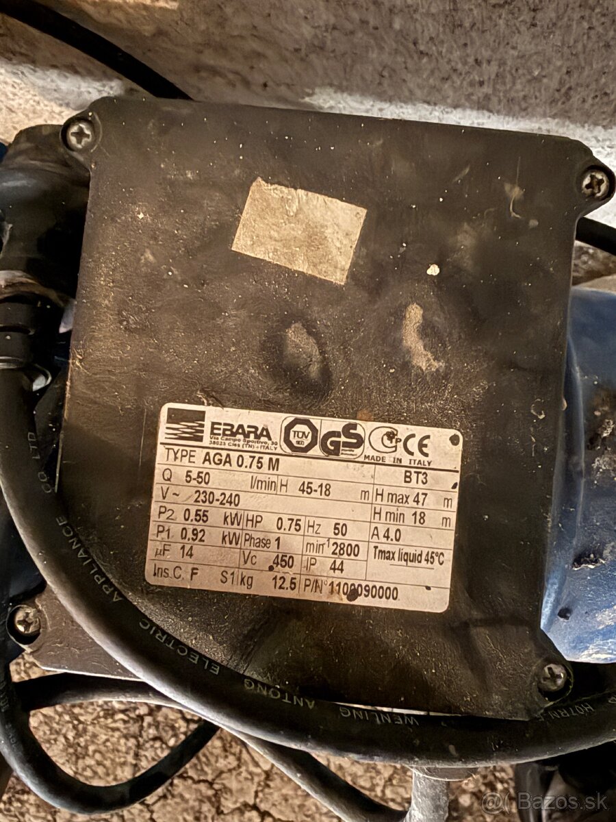 Vodáreň Ebara EGA24 H AGA 075 - 3