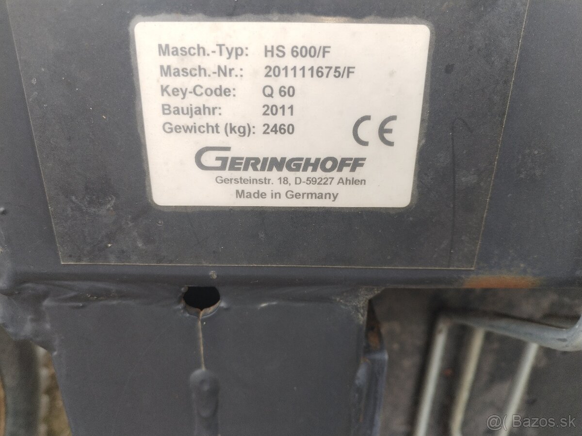 Geringhoff HS 600/F - 3