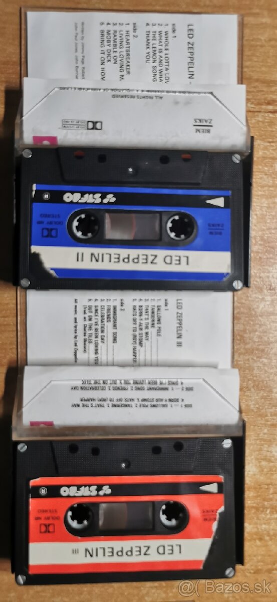 CC kazety nahraté: Led Zeppelin - 3