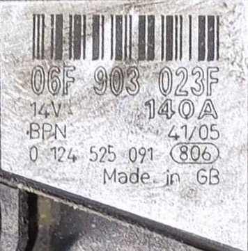 Alternátor 140A - 3