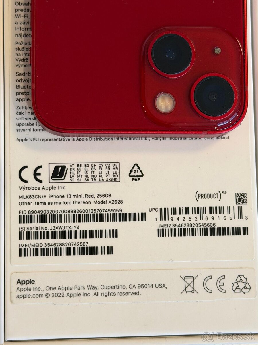Apple 13 mini 256GB Limited Red Edition - 3