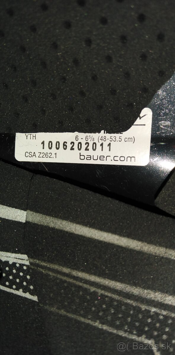 Detskú hokejovú prilbu Bauer+mriežku - 3