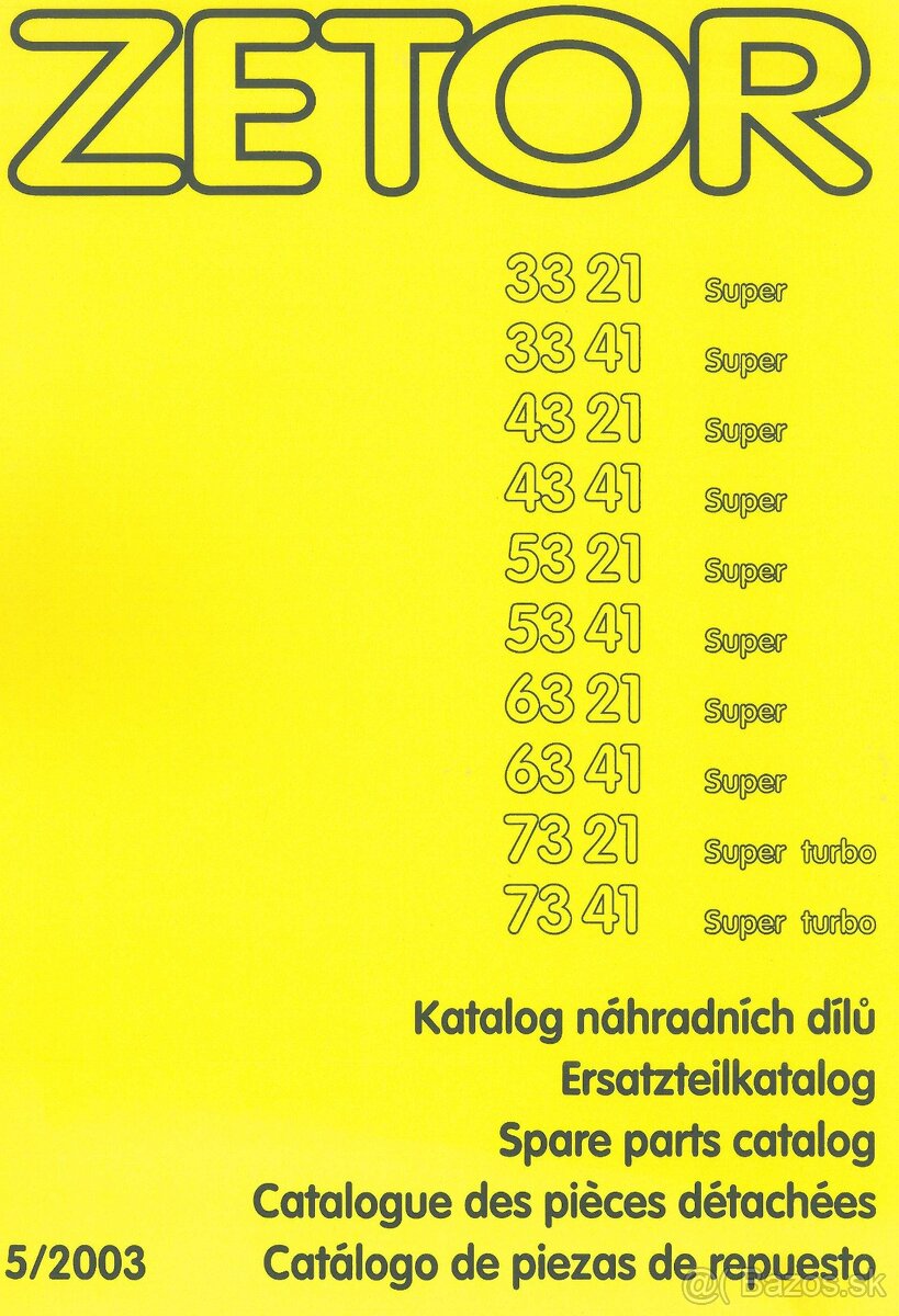 Príručka na Zetor Tatra V3S kombajn Liaz Škoda - 3