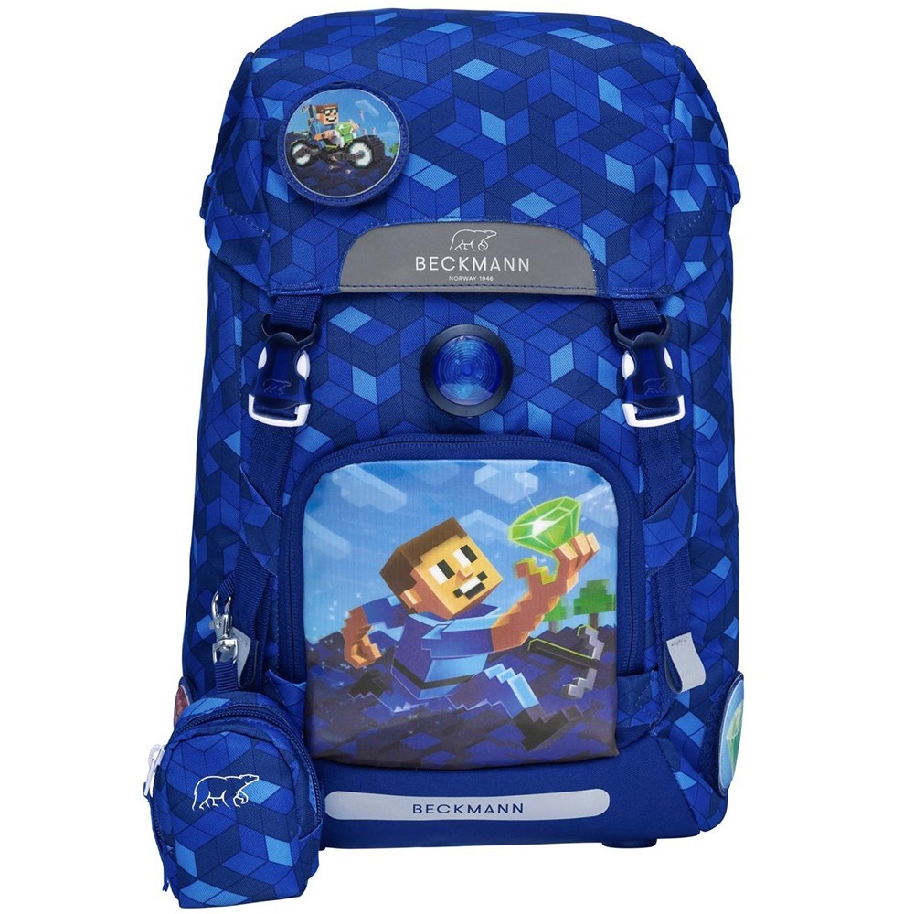 Školská taška aktovka Beckmann Classic Diamond - 3