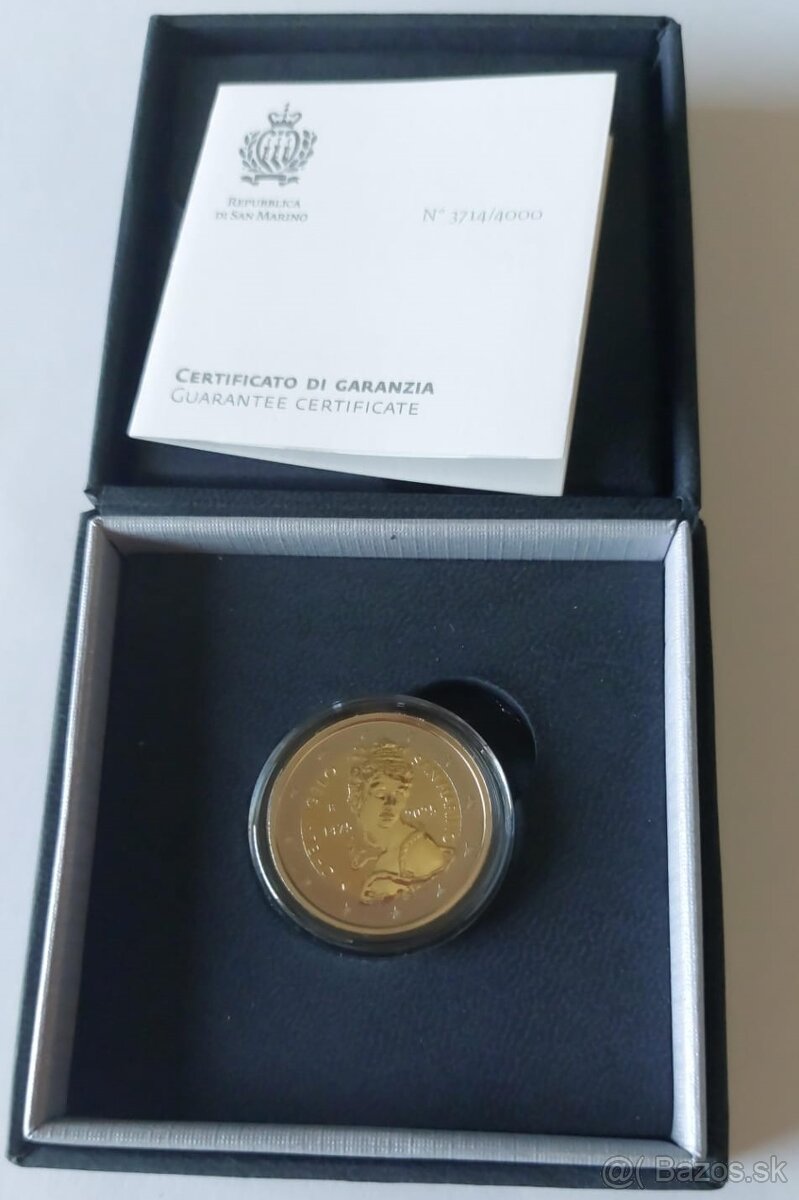 San Marino 2 euro 2025 Michelangelo - 3