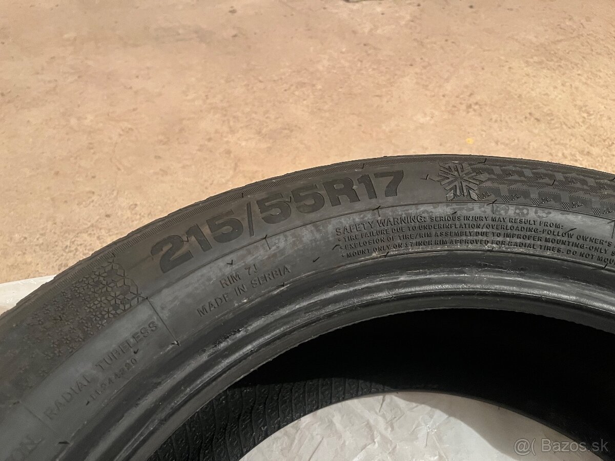 Zimné pneu 215/55 r17 - 3