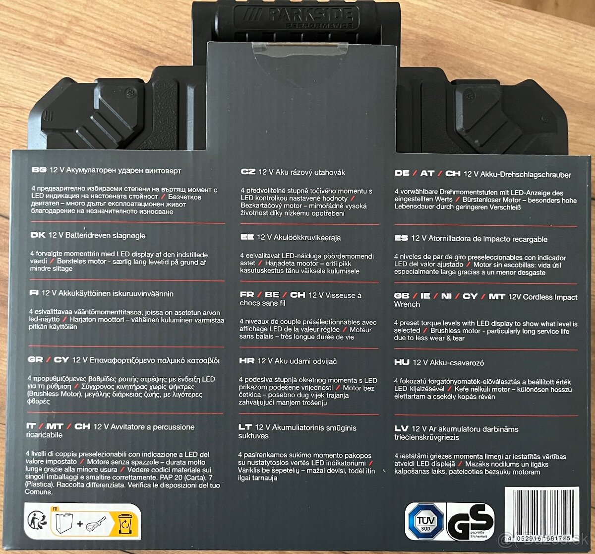 Parkside performance razovy utahovak - 3