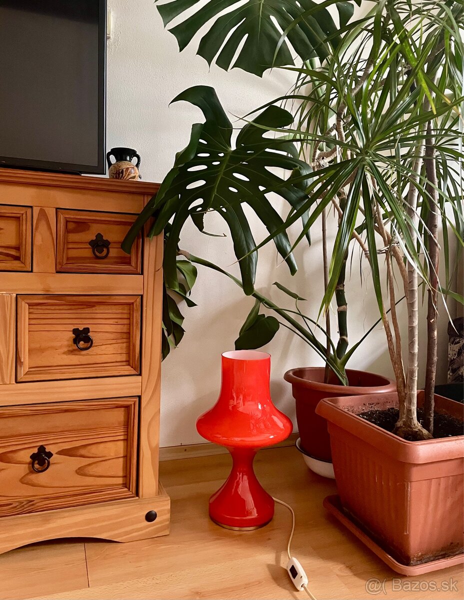 Retro červená lampa Štěpán Tabery - 3