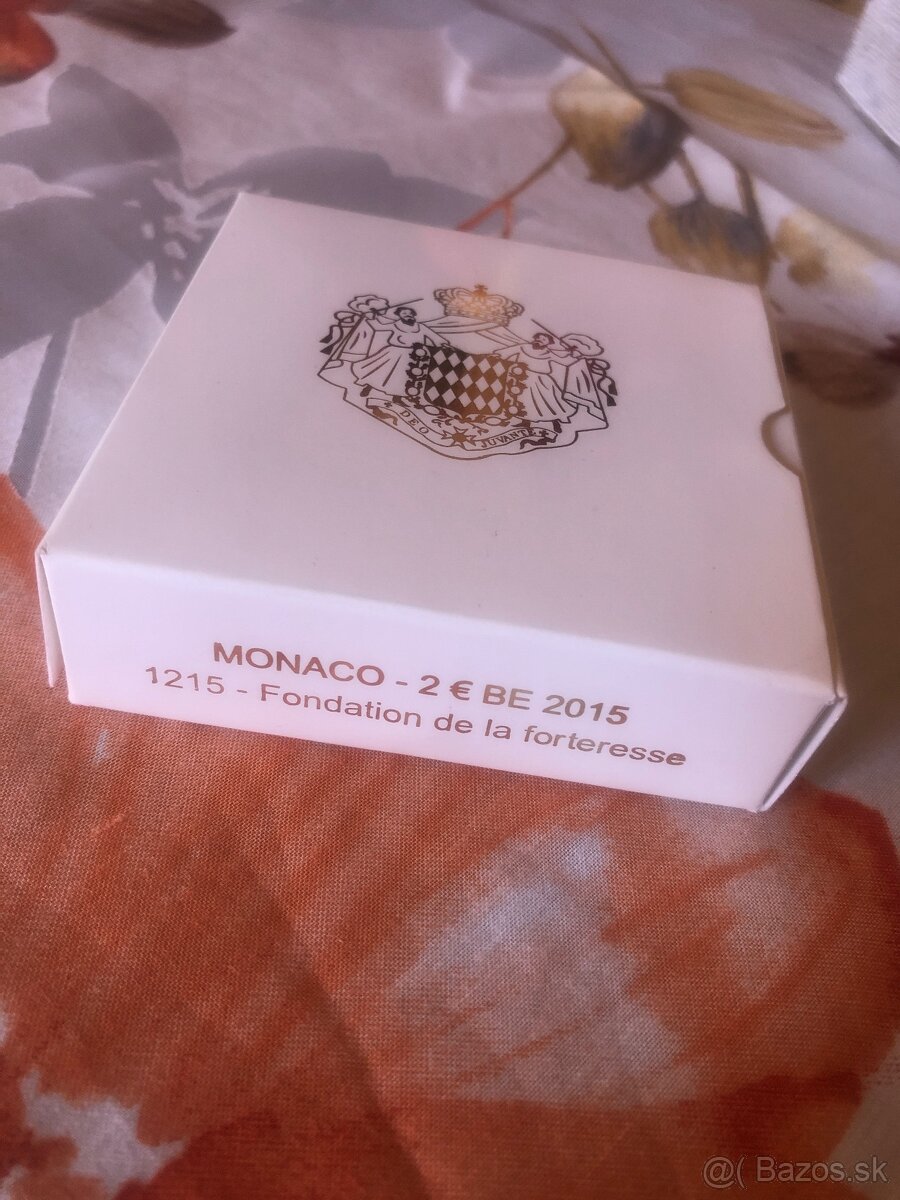 2 € Monaco 2015 PROOF hrad na skale - 3
