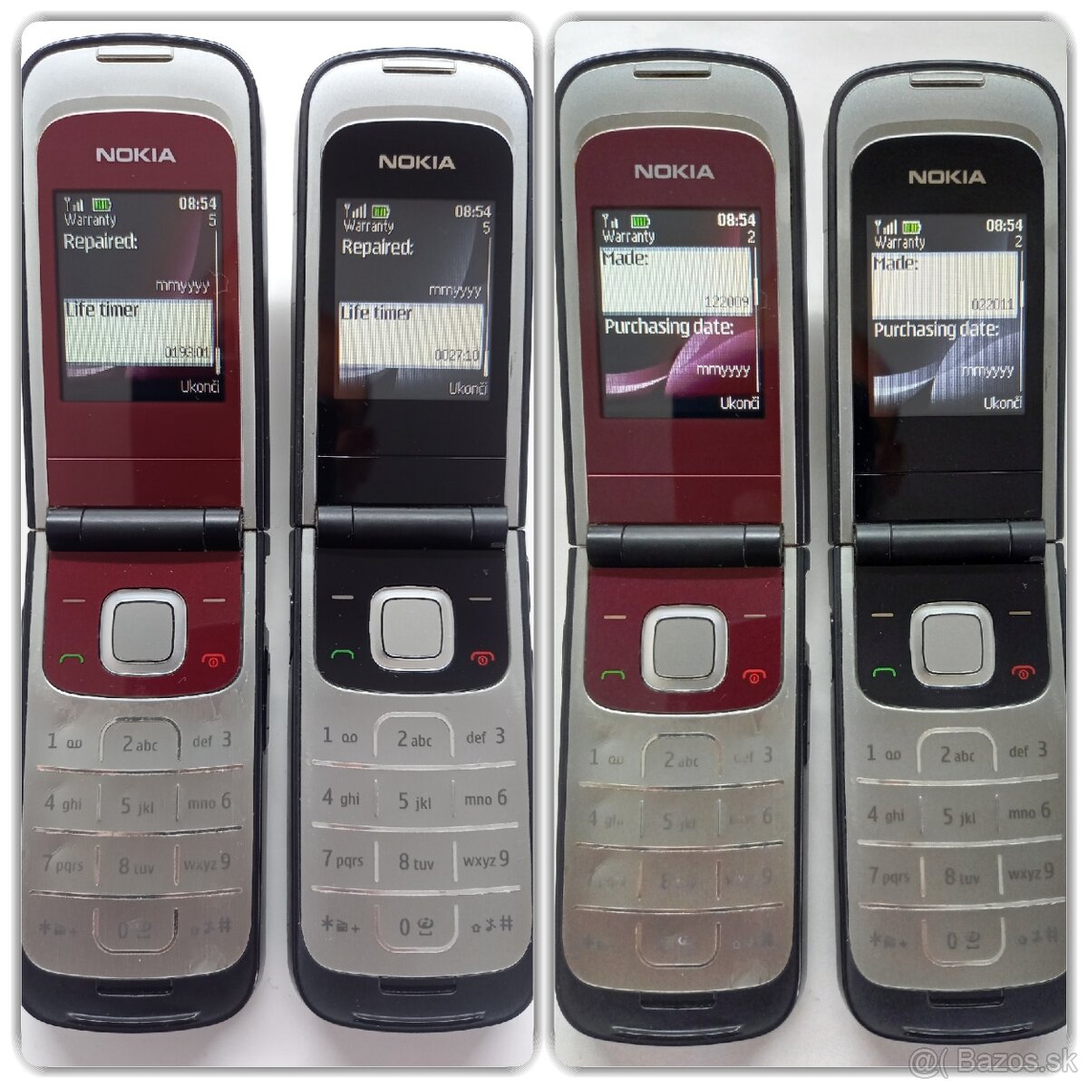 NOKIA 2720 Fold Véčko Red & Black Top - 3