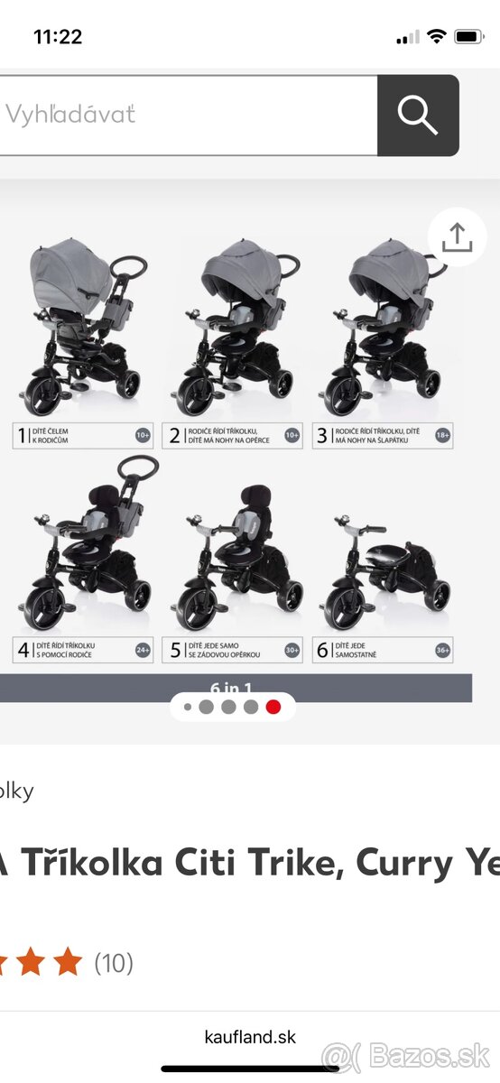 Trojkolka zopa CitiTRIKE nová - 3
