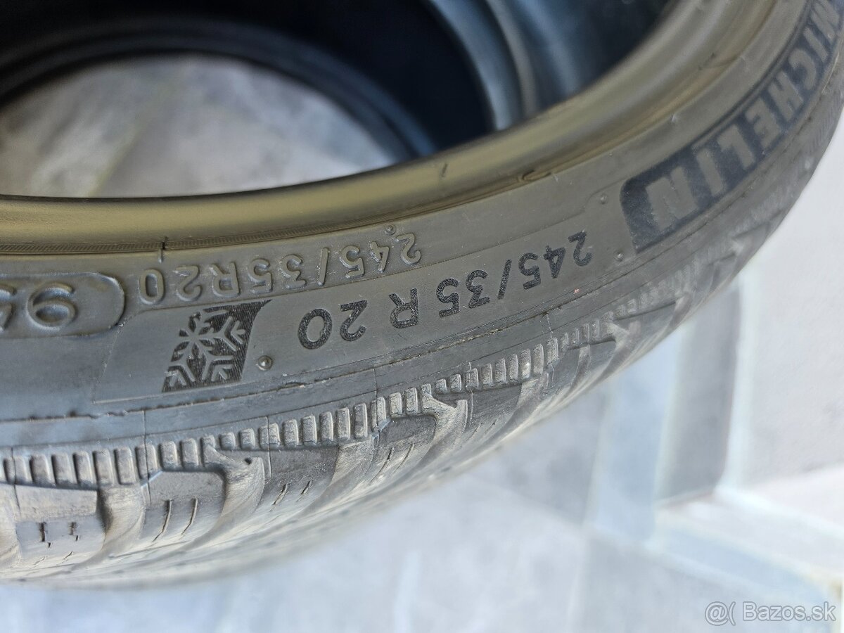 2ks zimne pneumatiky 245/35 r20 Michelin - 3