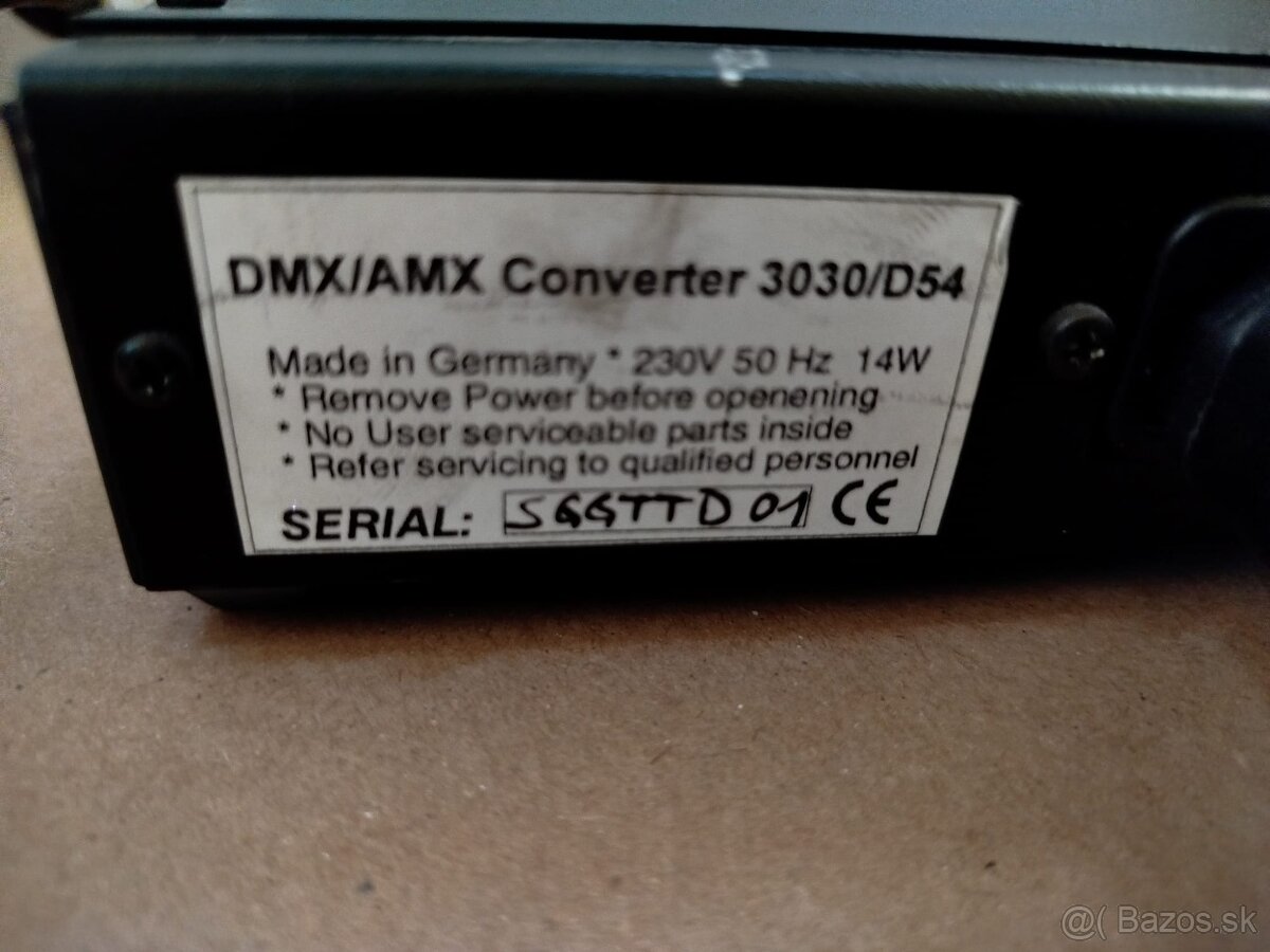 Predám prevodní DMX/AMX converte 3030/D54 - 3