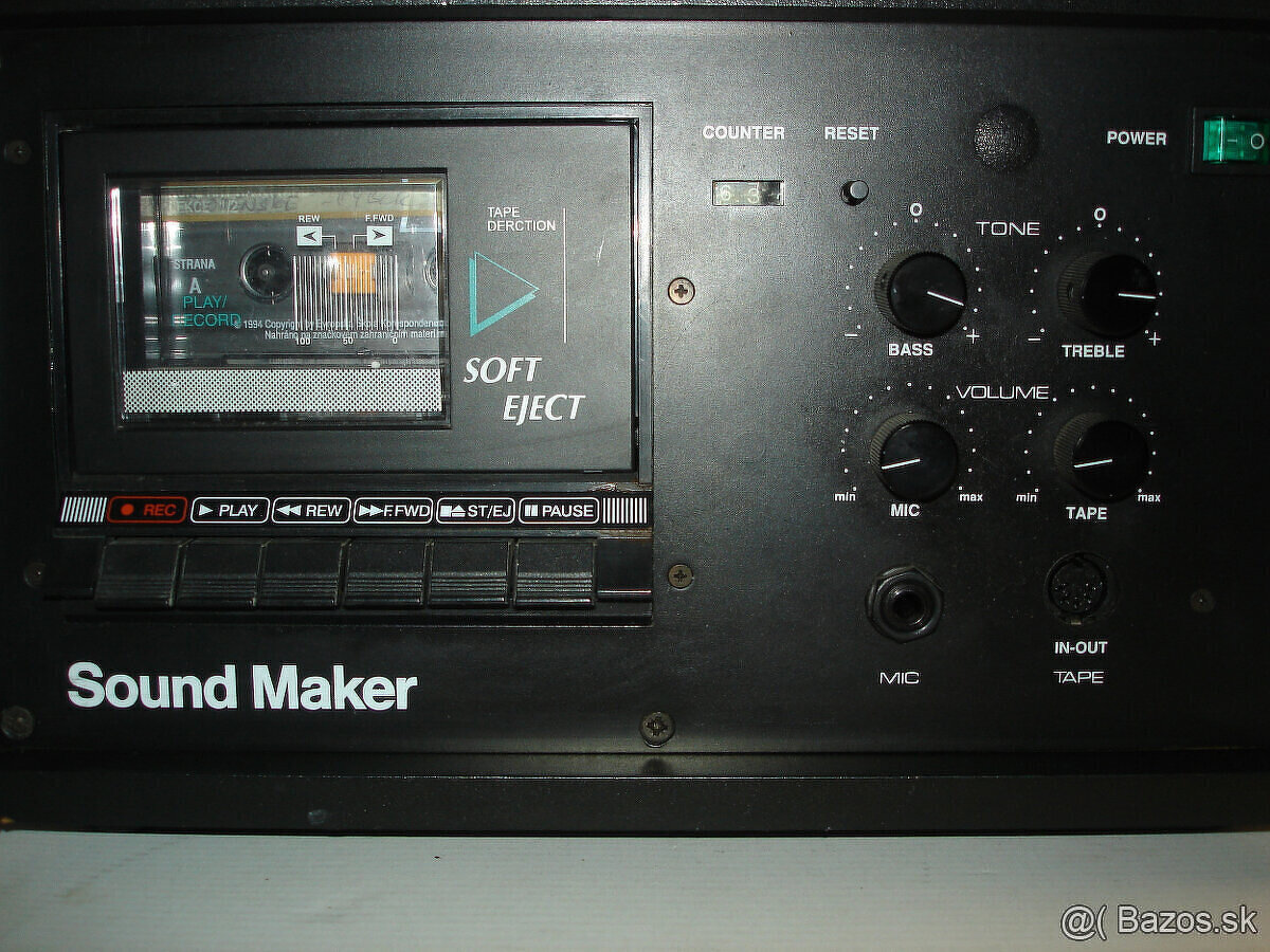 predám kazetový prehrávač Sound Maker - 3