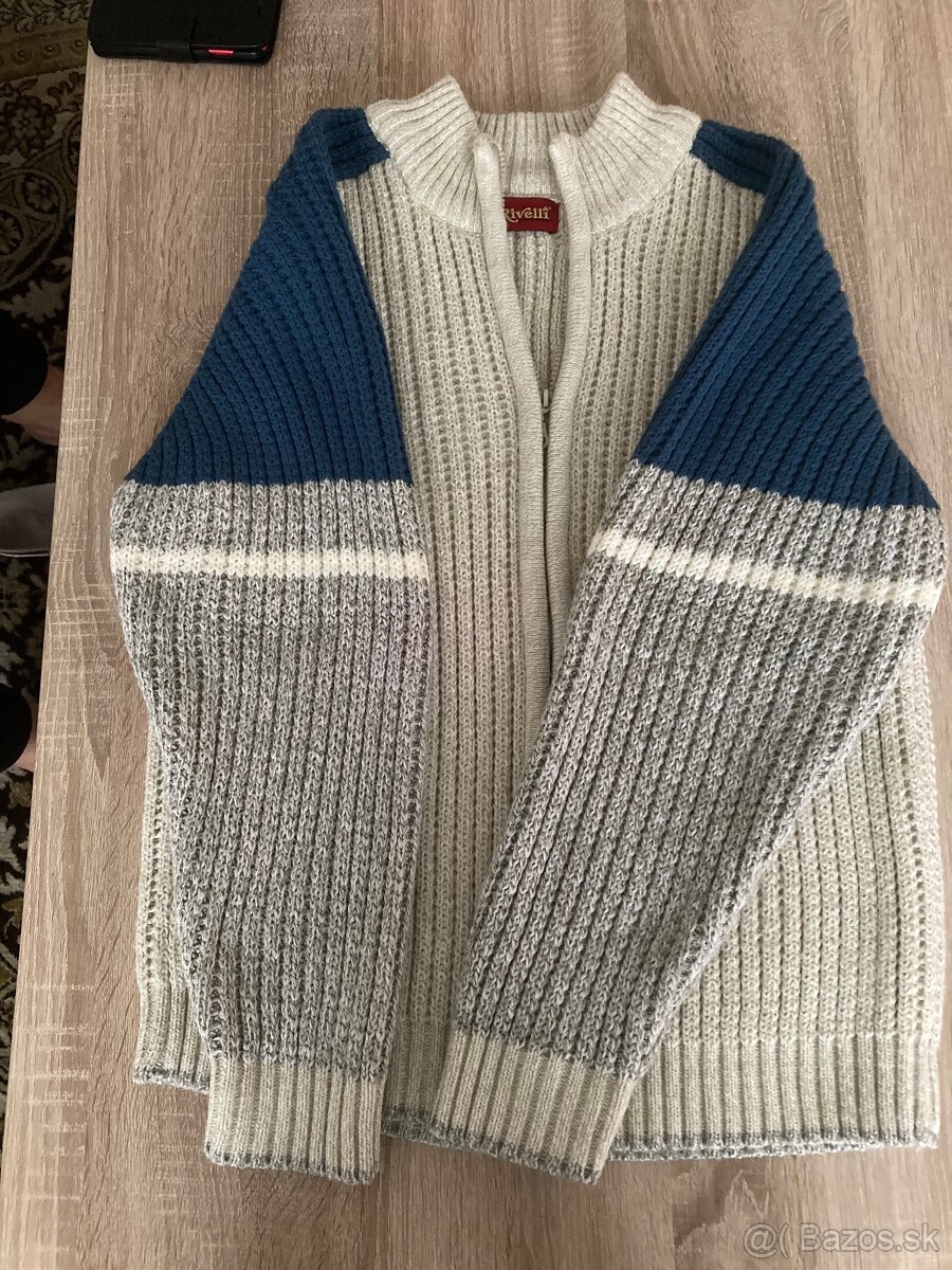 Sveter hrubý so zipsom - 3