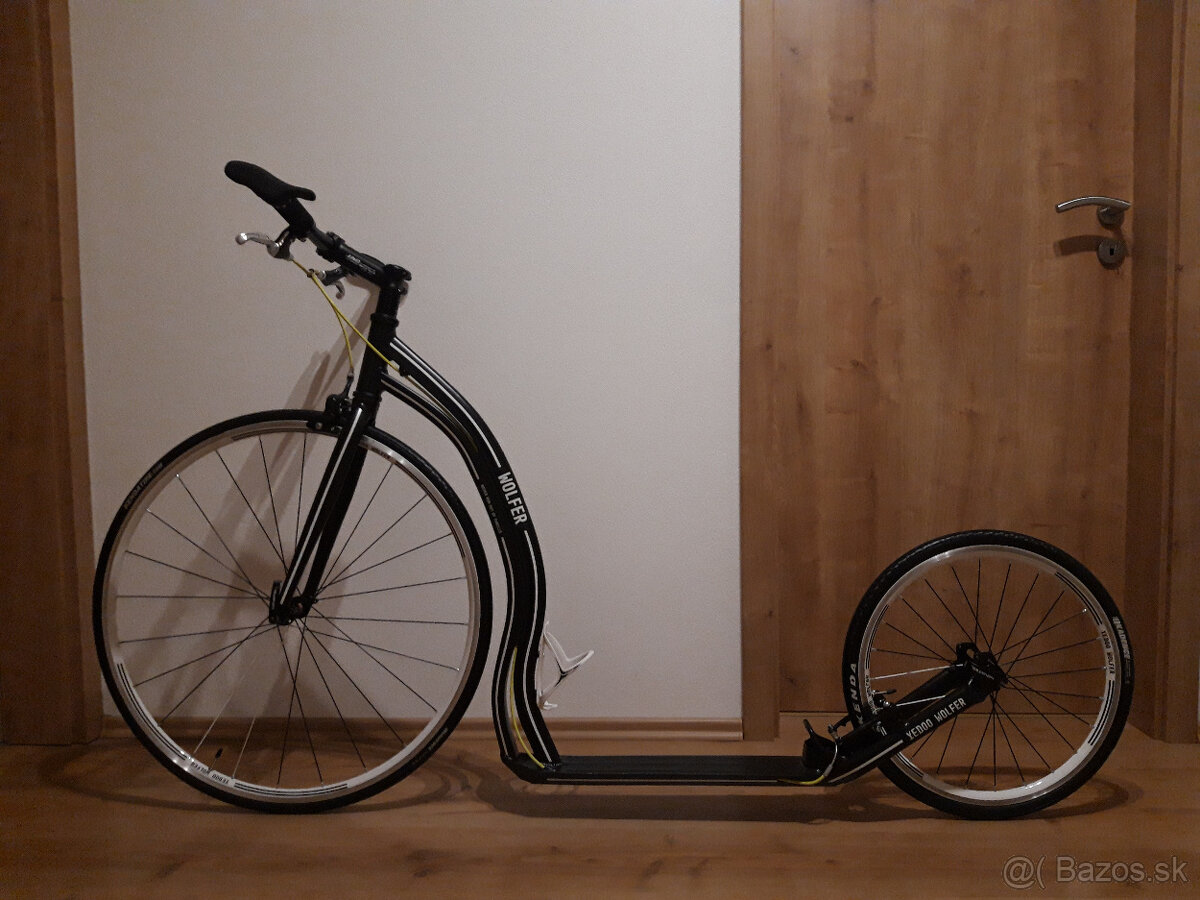 YEDOO WOLFER BLACK 28"/20" - sportova cestna kolobezka - 3