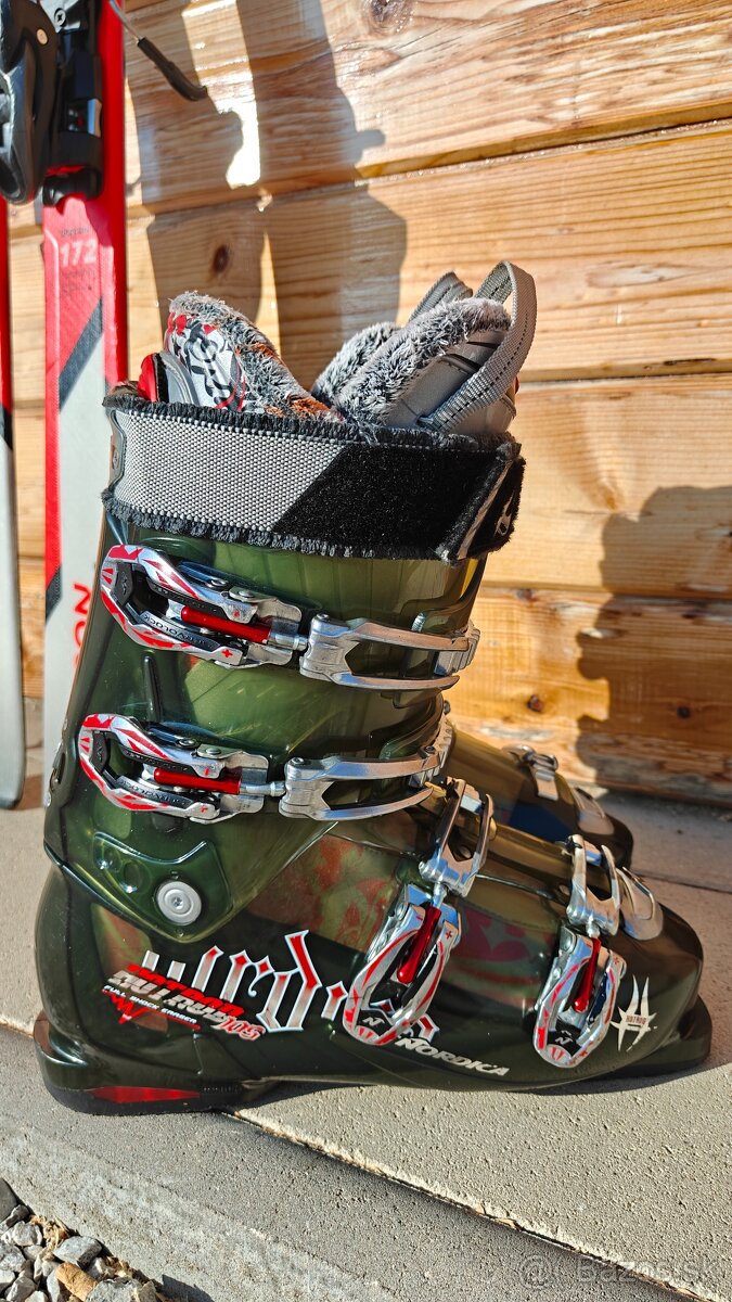 LYŽE VOLKL DEACON 7.2 172CM + NORDICA HOT ROD 28CM - 3