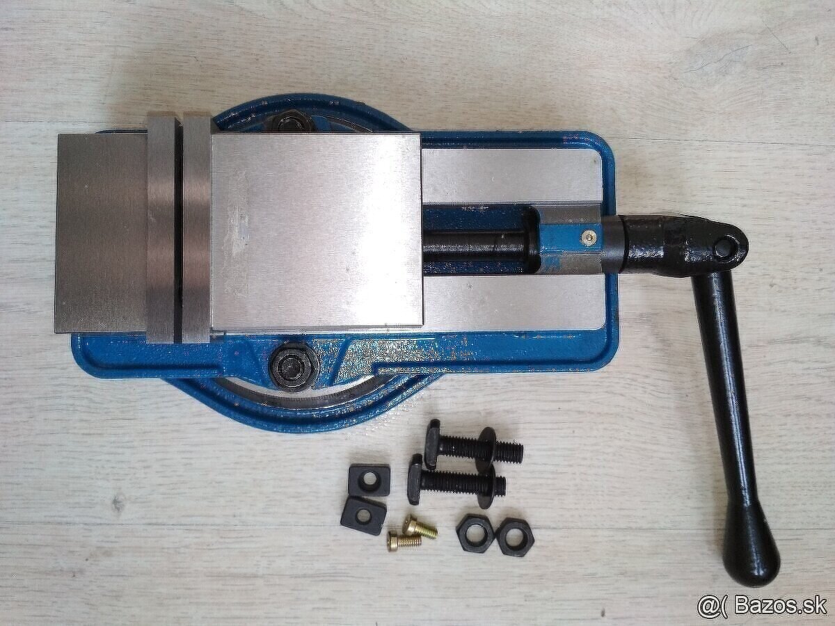 Strojný zverák 80mm otočný - 3