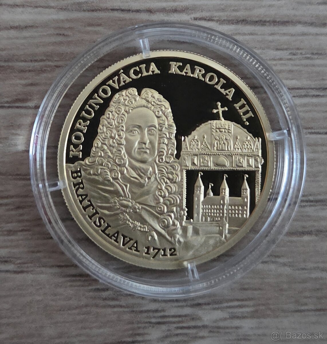 Zlatá zberateľská minca 100 € Karol III. 2012 - 3