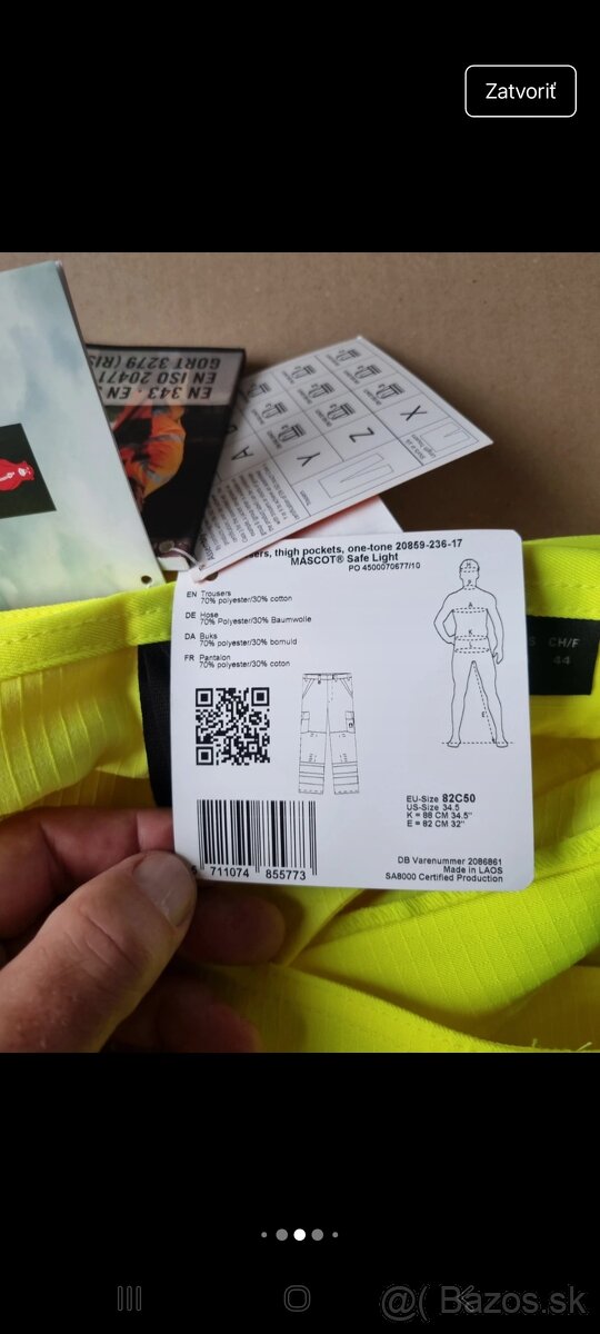 Nohavice Mascot pracovné - 3