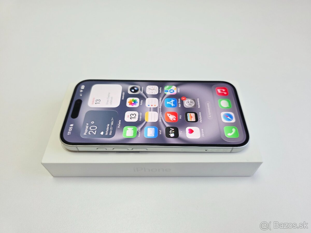 Apple iPHONE 16 WHITE 128GB,BATERKA 99% - 3