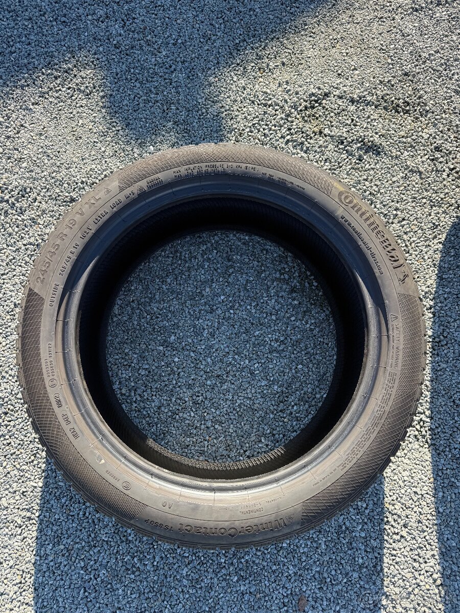 continental wintercontact ts850p 245/45 r19 - 3