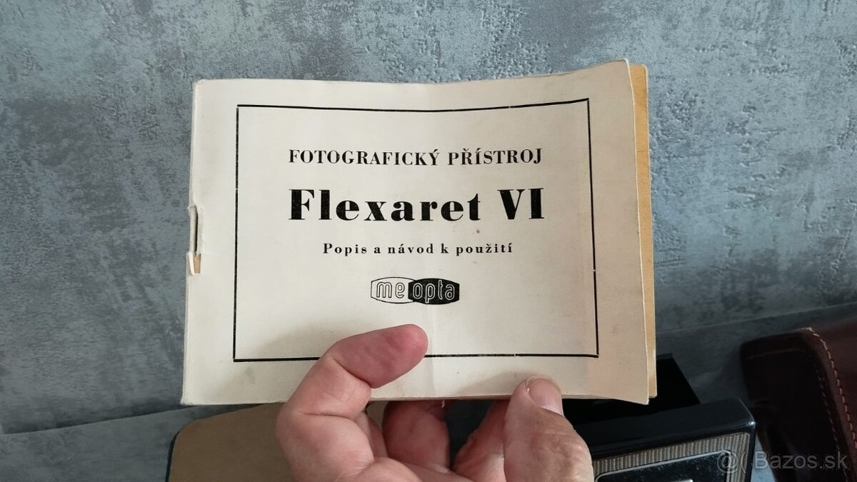 Starý fotoaparát Flexaret VI automat s brašnou, návodem aj - 3