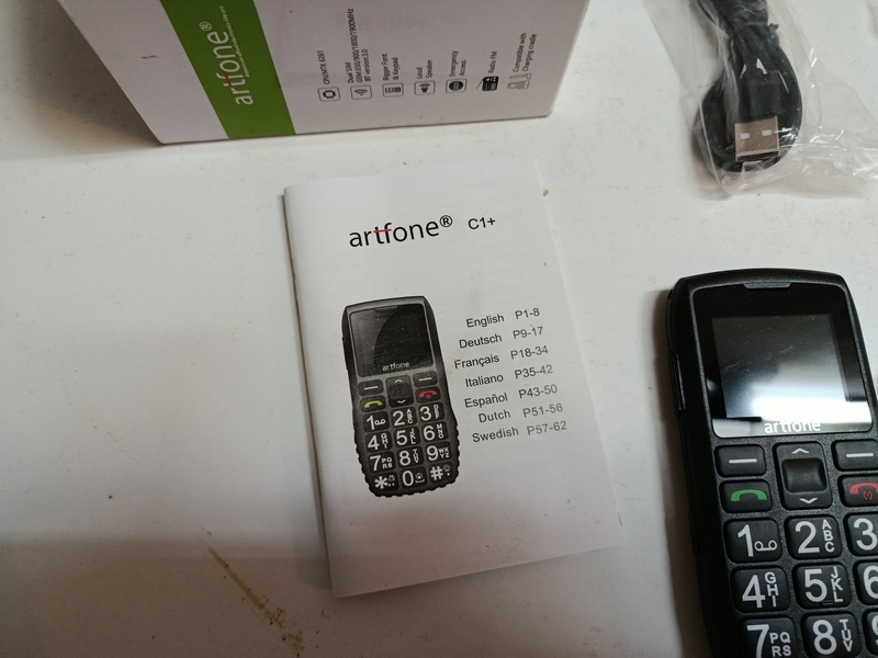 mobil pre seniorov artfone c1+ 30€ - 3