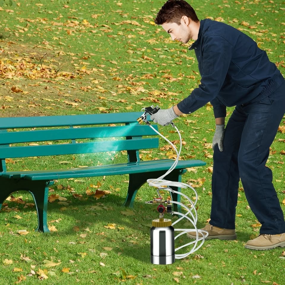 Malířská tlaková nádoba na barvu 2l včetně příslušenství - 3