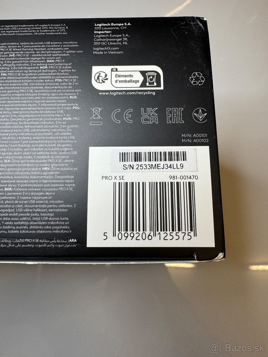 Logitech G PRO X SE Wired Gaming Headset - 3