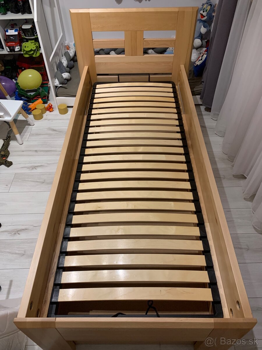 Buková posteľ z masívu - 3