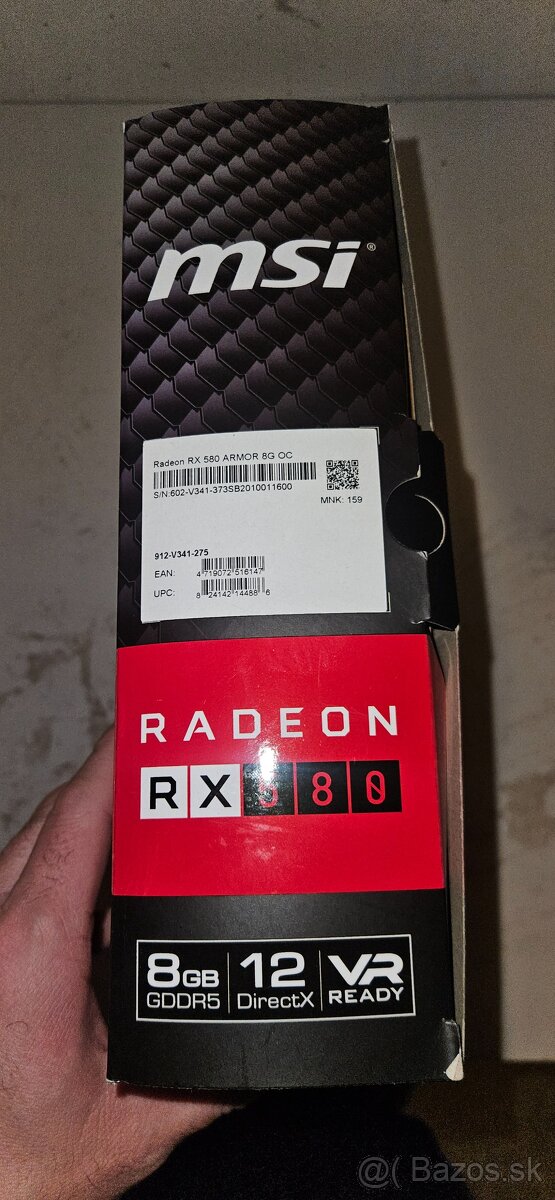 Grafická karta MSI Radeon RX 580 ARMOR 8G OC - 3