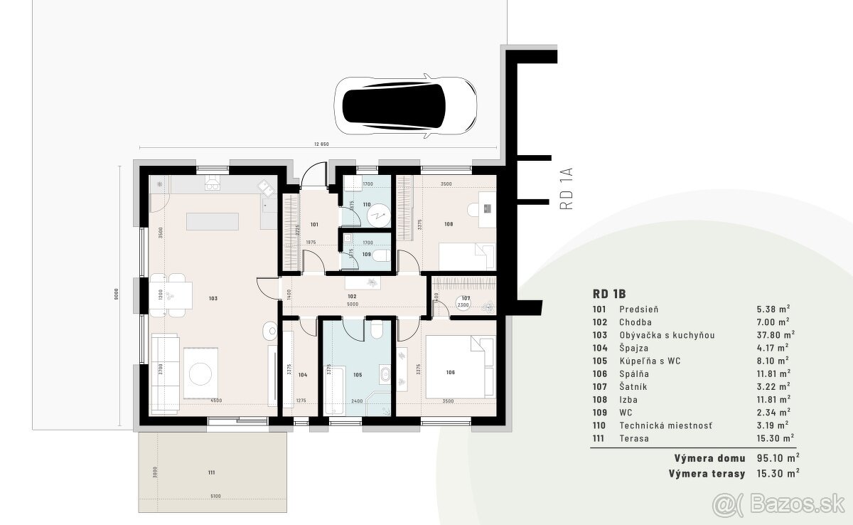 3-IZBOVÝ RD medzi Zvolenom a Banskou Bystricou (250 000 €) - 3