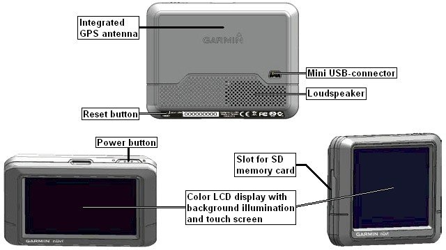GARMIN NUVI 200 GPS navigácia s mapou pre rok 2025. - 3