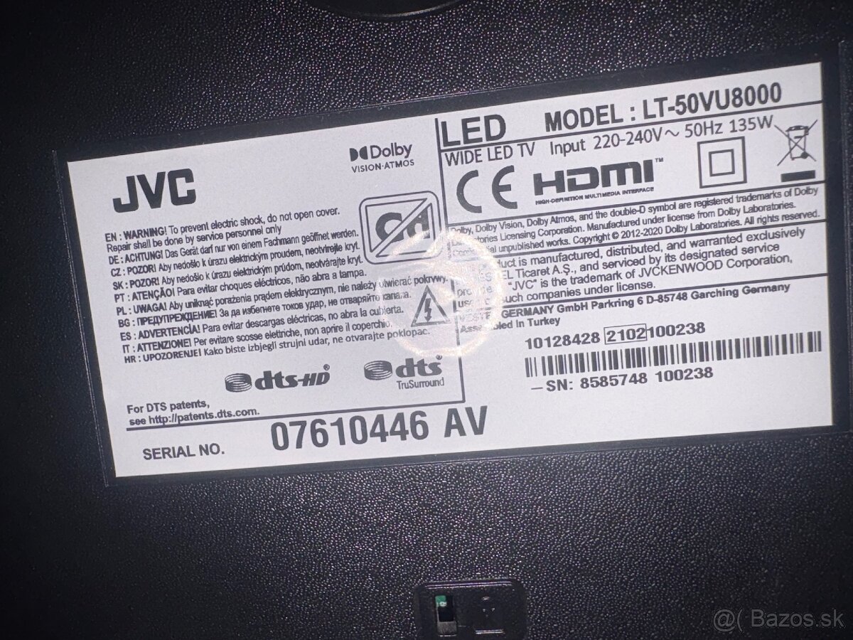 JVC LT-50VU8000 - 3