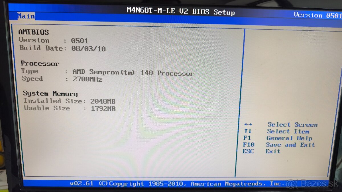 AMD Sempron 140 AM3 socket - 3